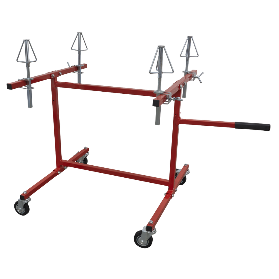 Sealey MK74 Alloy Wheel Repair/Painting Stand - 4 Wheel Capacity