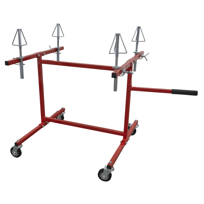Sealey MK74 Alloy Wheel Repair/Painting Stand - 4 Wheel Capacity