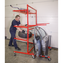 Sealey MK75 Parts Cart with Panel Train