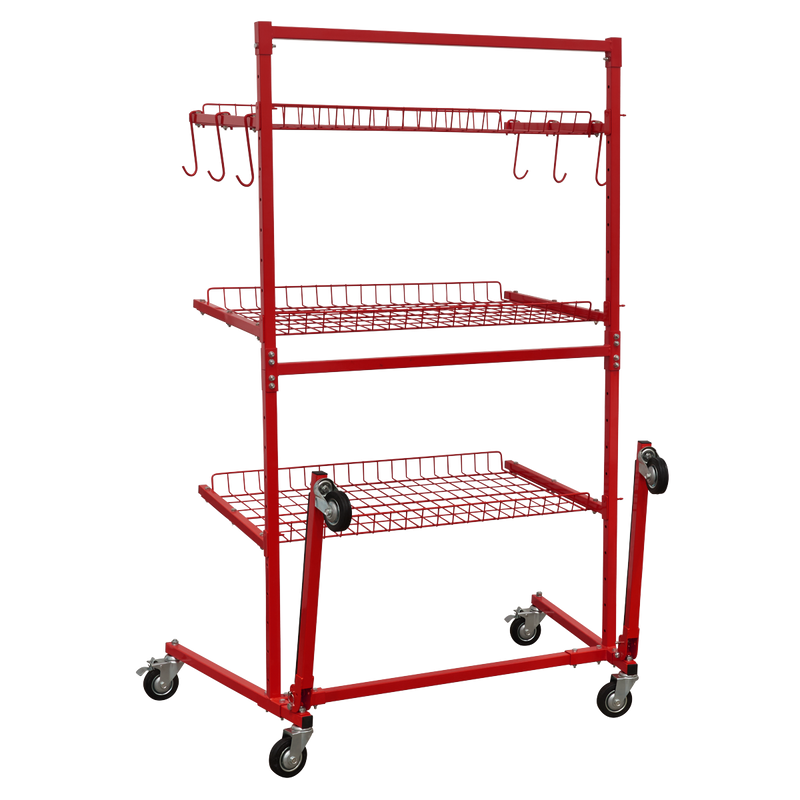 Sealey MK75 Parts Cart with Panel Train