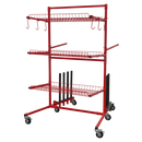 Sealey MK75 Parts Cart with Panel Train