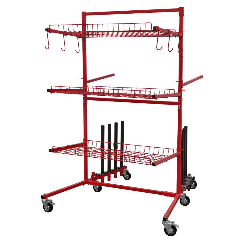 Sealey MK75 Parts Cart with Panel Train