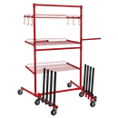Sealey MK75 Parts Cart with Panel Train