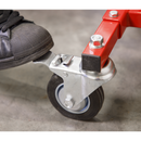 Sealey MK76 Mobile Panel Storage Rack Holds 5 Panels