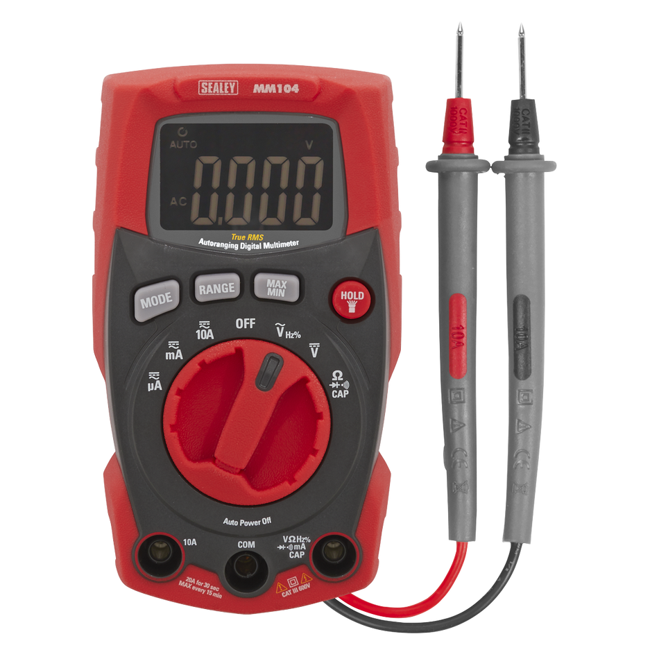 Sealey MM104 Professional Auto-Ranging Digital Multimeter