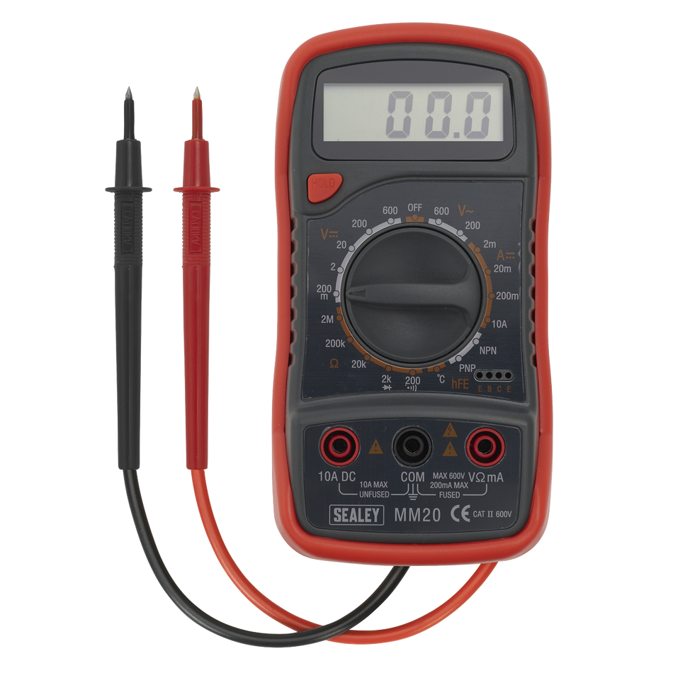 Sealey MM20 8-Function Digital Multimeter with Thermocouple