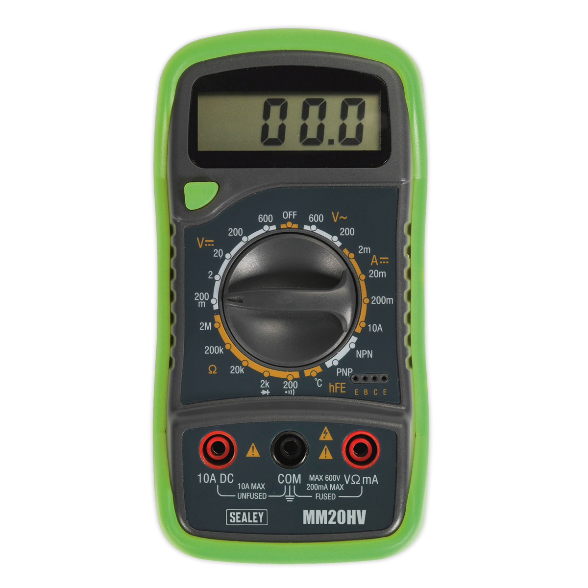 Sealey MM20HV 8-Function Hi-Vis Digital Multimeter with Thermocouple