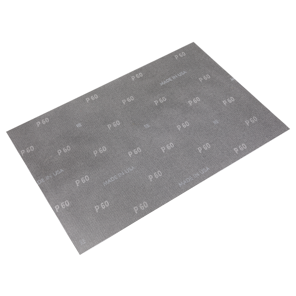 Sealey MOS121860 12 x 18" 60 Grit Mesh Orbital Screen Sheets - Pack of 10