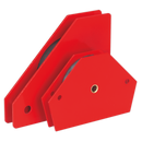 Sealey MQC2 2pc Magnetic Quick Clamp Set