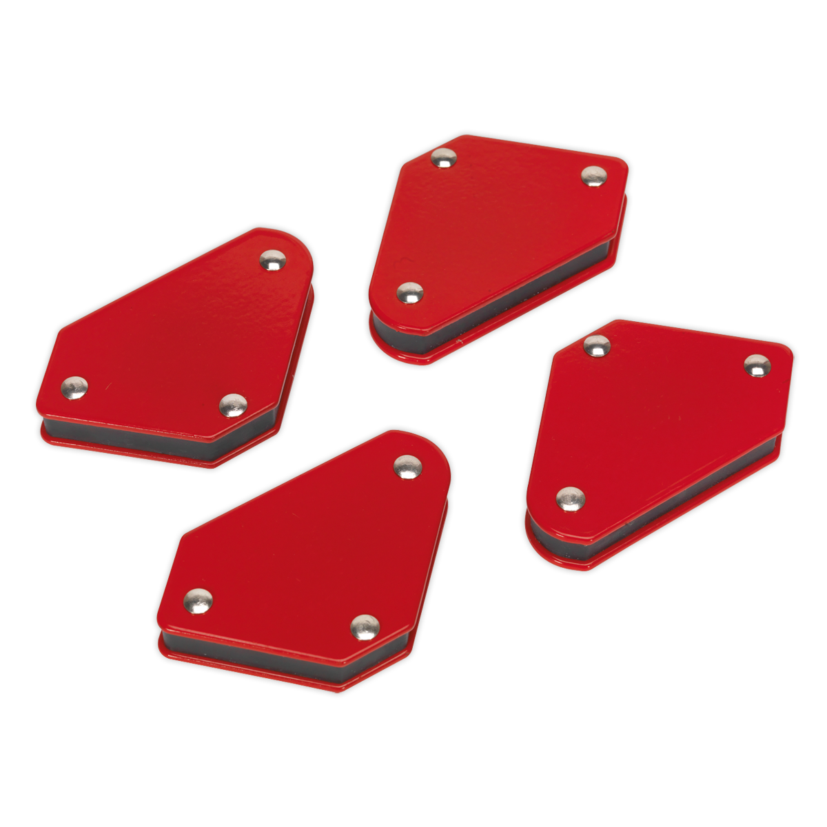 Sealey MQC944 4pc Magnetic Quick Clamp Set