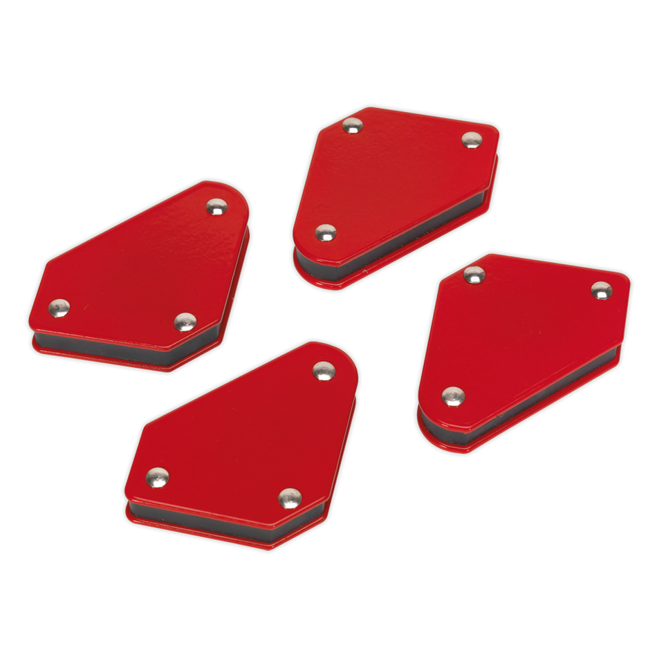 Sealey MQC944 4pc Magnetic Quick Clamp Set