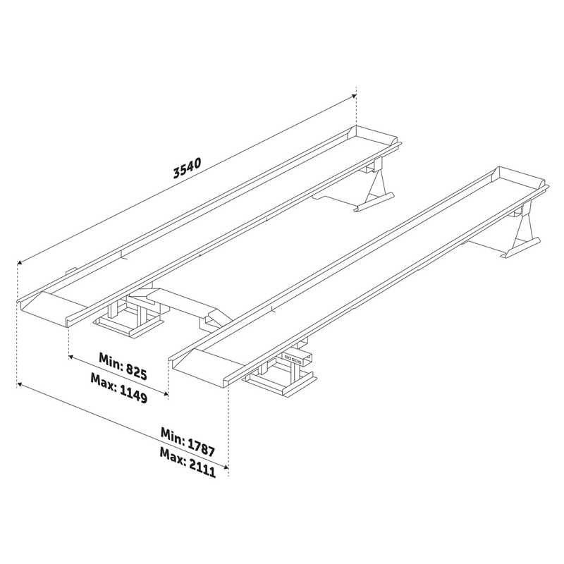Sealey MR1 3tonne Car Lift/Ramp