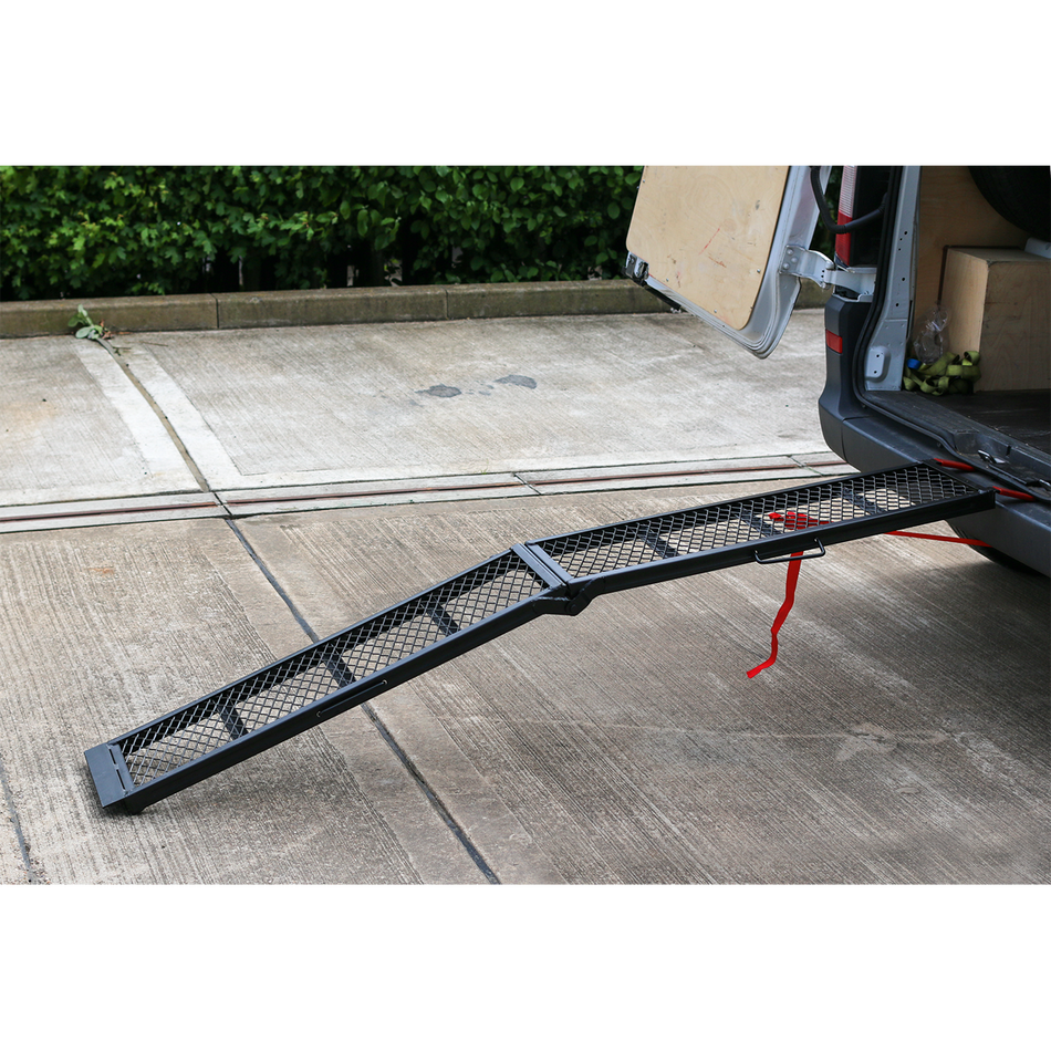 Sealey MR360 360kg Steel Mesh Folding Loading Ramp