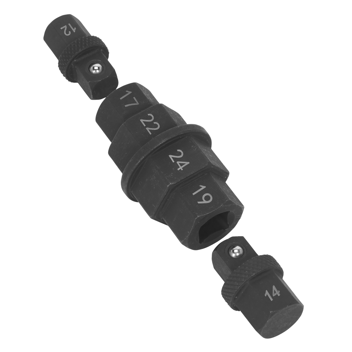 Sealey MS008 3pc Motorcycle Spindle Tool Set