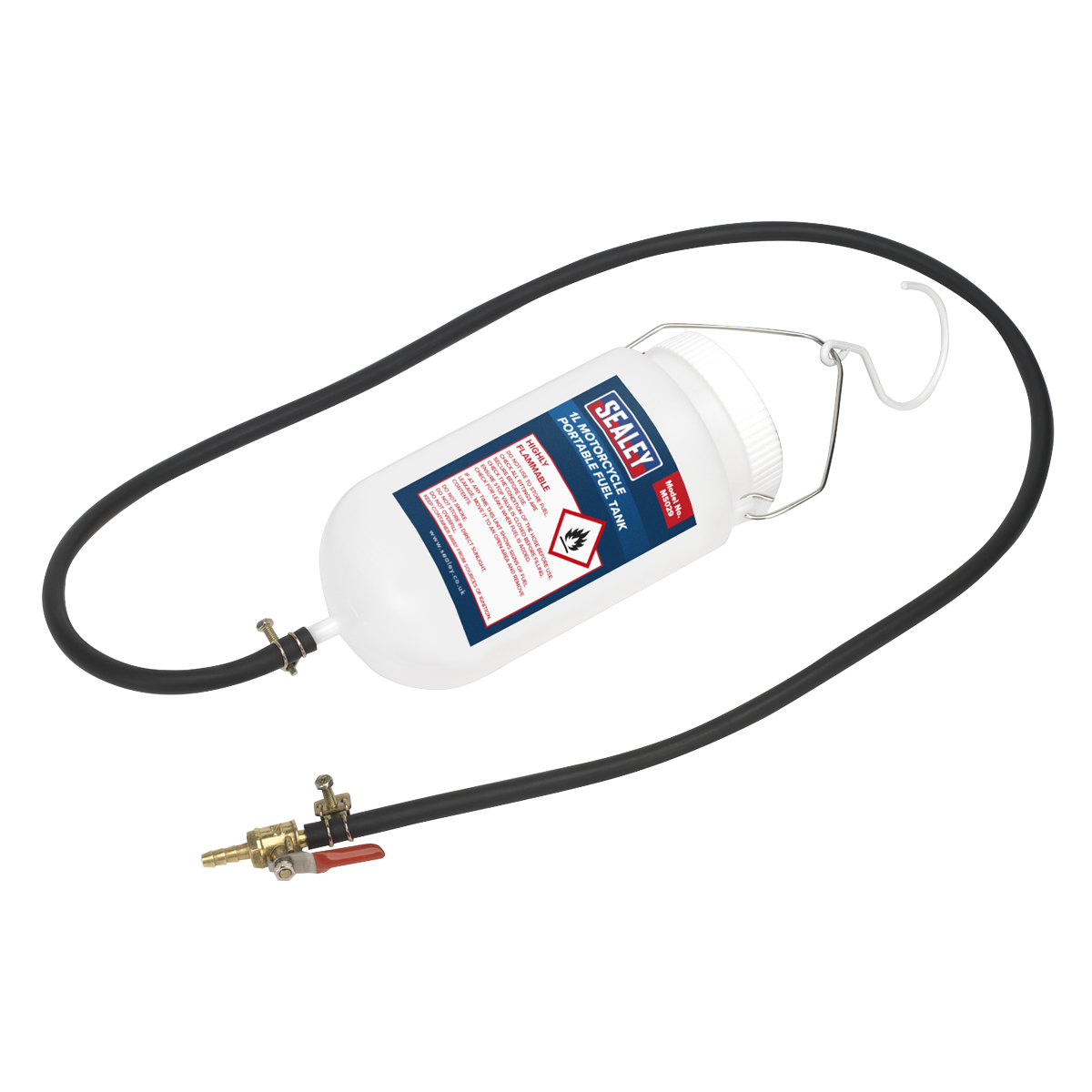 Sealey MS029 1L Motorcycle Portable Fuel Tank