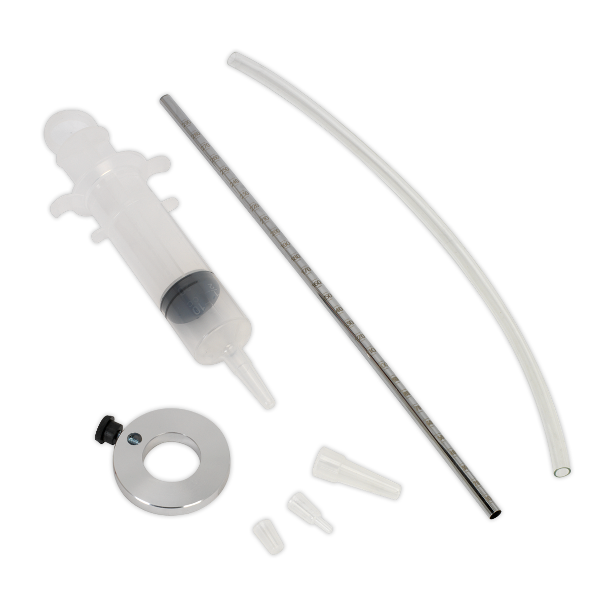 Sealey MS033 Motorcycle Fork Oil Level Gauge with Top-Up Syringe