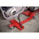 Sealey MS0630 Motorcycle Dolly Rear Wheel - Side Stand Type