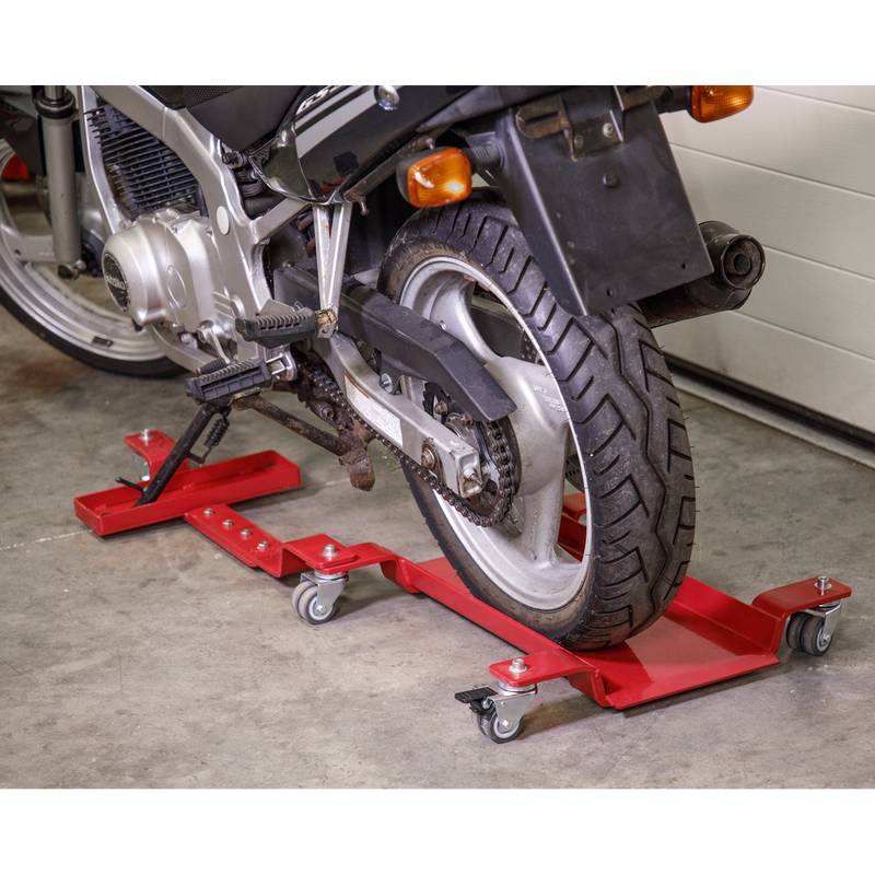 Sealey MS0630 Motorcycle Dolly Rear Wheel - Side Stand Type