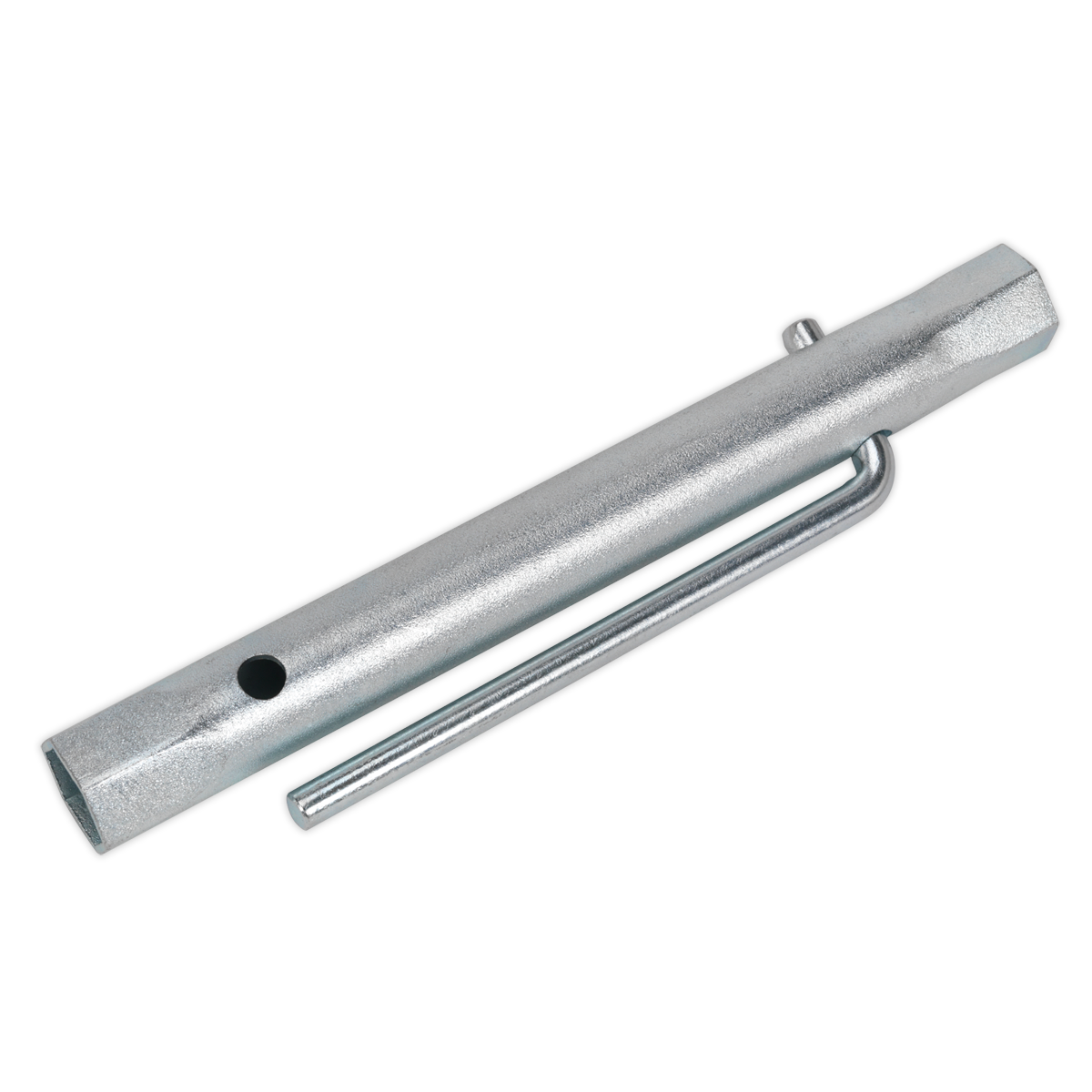 Sealey MS157 16/18mm Double End Long Reach Spark Plug Box Spanner with L-Bar