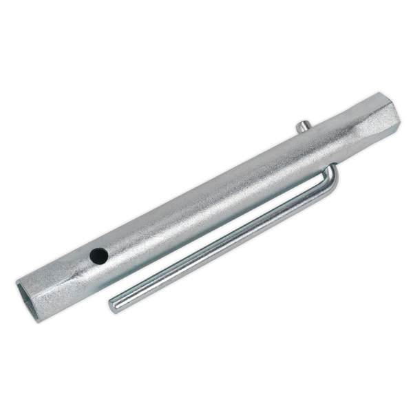 Sealey MS157 16/18mm Double End Long Reach Spark Plug Box Spanner with L-Bar