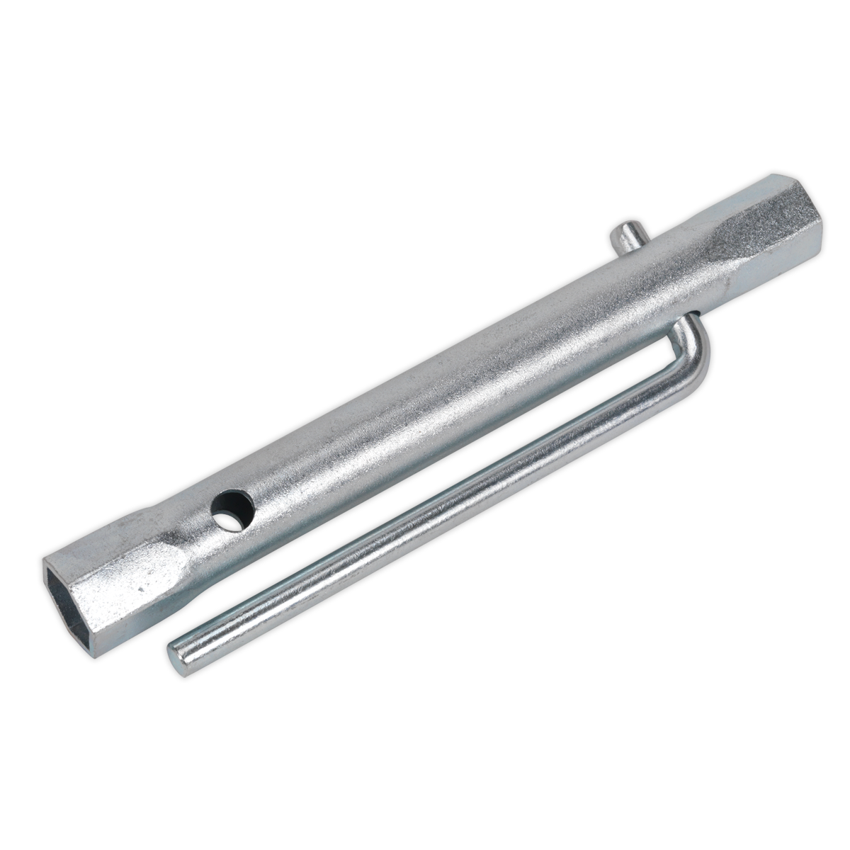 Sealey MS160 14/16mm Double End Long Reach Spark Plug Box Spanner with L-Bar
