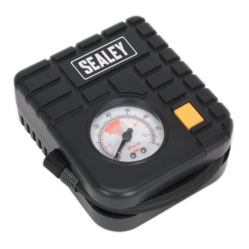 Sealey MS163 12V Micro Air Compressor with Work Light