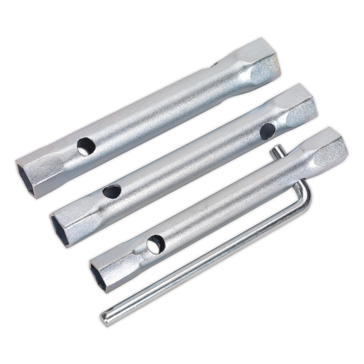 Sealey MS165 3pc Double End Long Reach Spark Plug Box Spanner Set