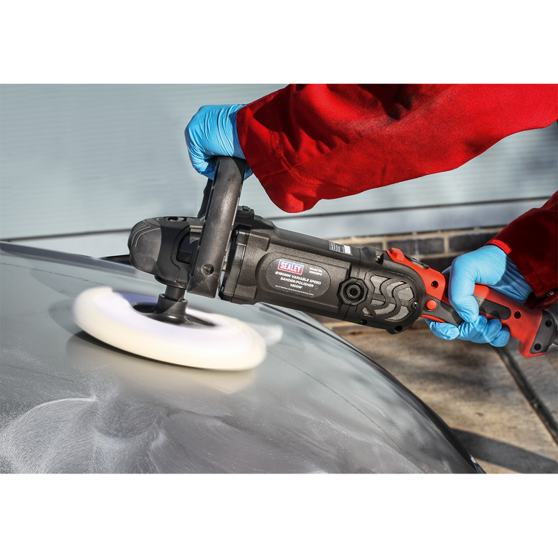 Sealey MS925PS 180mm Variable Speed Sander/Polisher 1400W