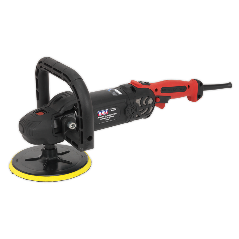 Sealey MS925PS Ø180mm Variable Speed Sander/Polisher 1400W
