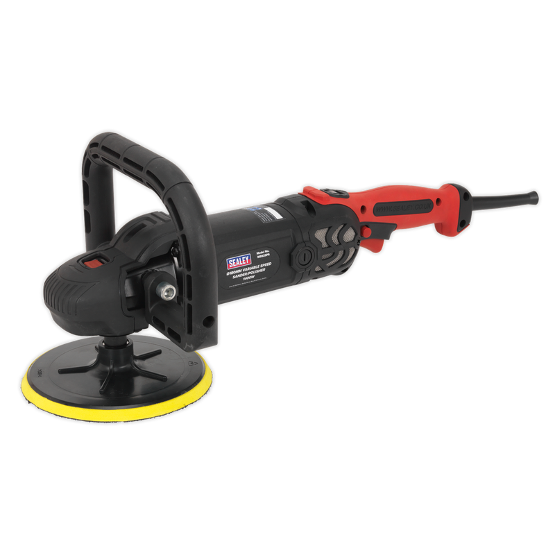 Sealey MS925PS 180mm Variable Speed Sander/Polisher 1400W