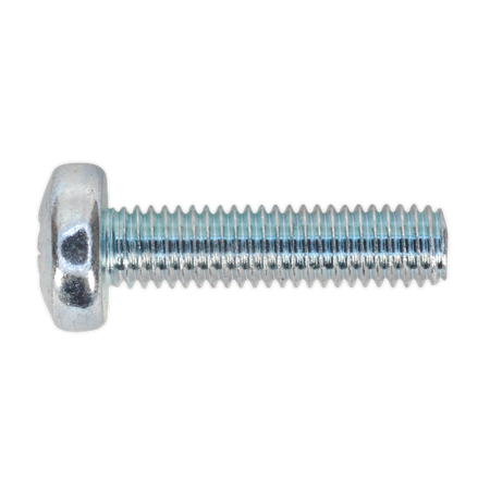 Sealey MSP520 M5 x 20mm Pan Head Pozi Machine Screw DIN 7985Z - Pack of 100