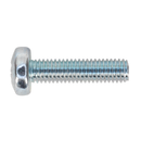 Sealey MSP520 M5 x 20mm Pan Head Pozi Machine Screw DIN 7985Z - Pack of 100