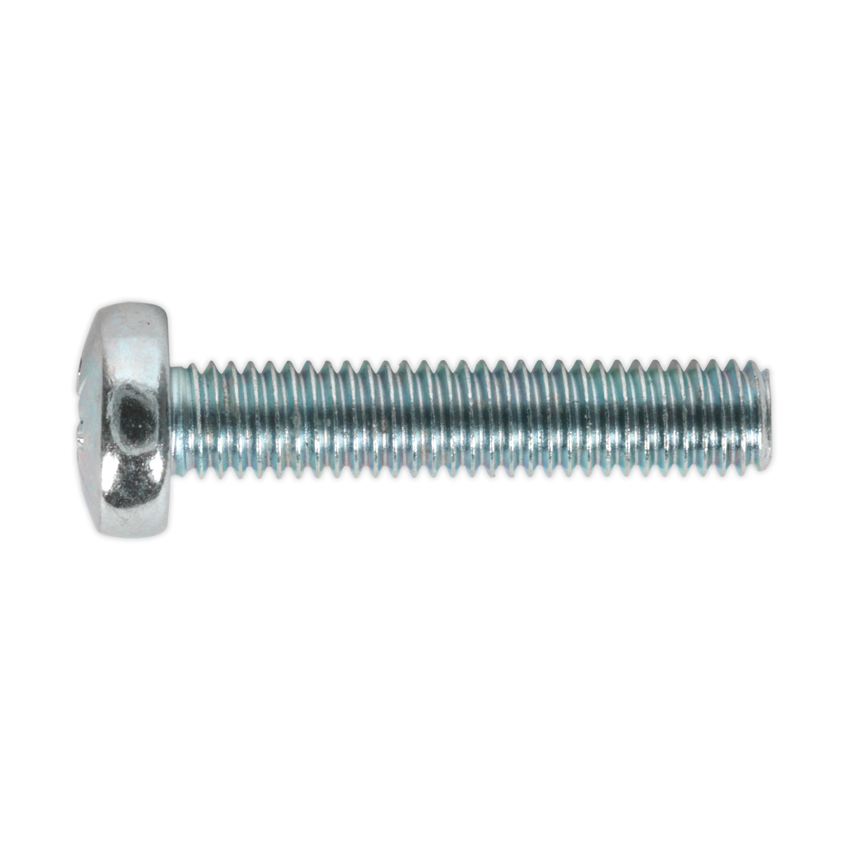 Sealey MSP525 M5 x 25mm Pan Head Pozi Machine Screw DIN 7985Z - Pack of 50