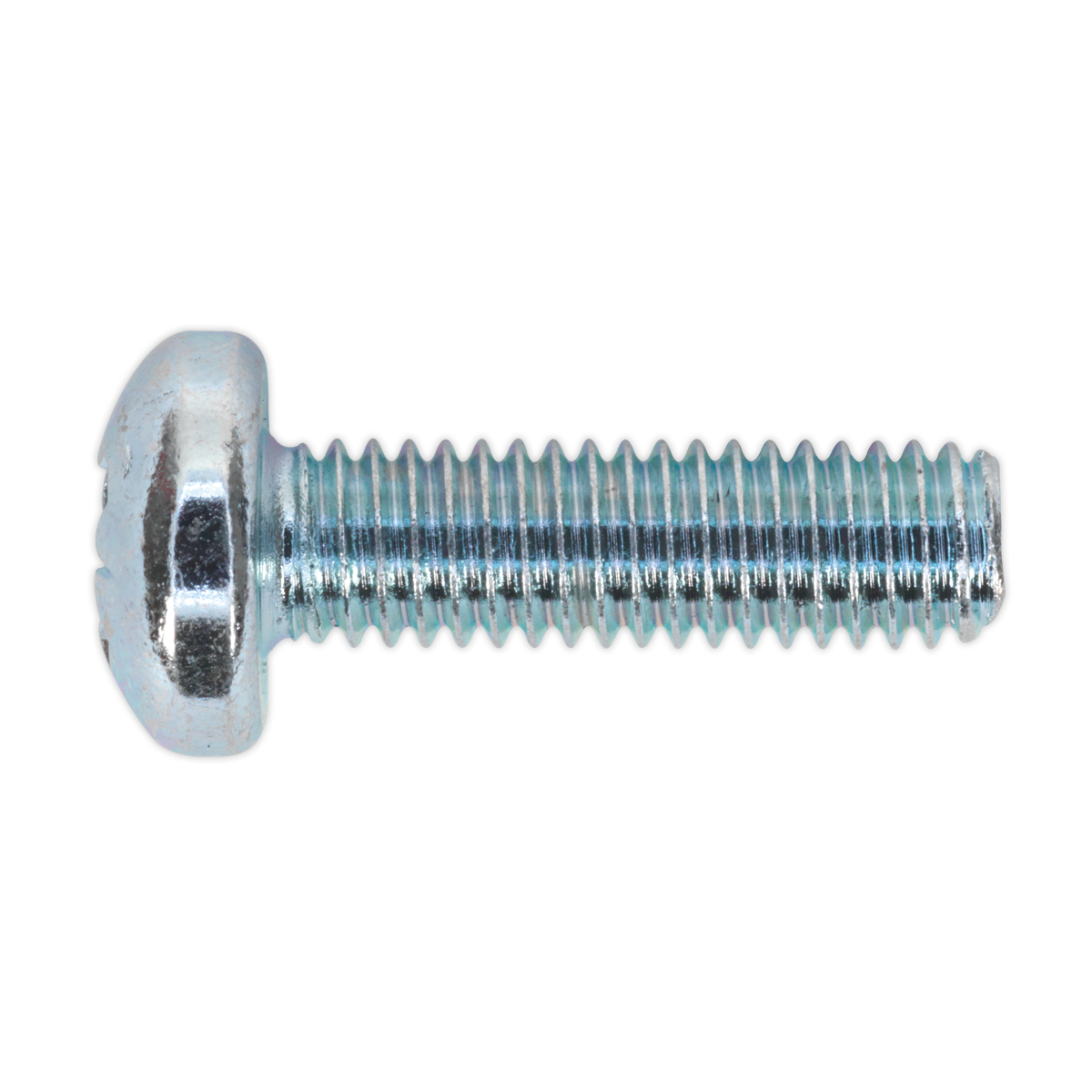 Sealey MSP620 M6 x 20mm Pan Head Pozi Machine Screw DIN 7985Z - Pack of 50