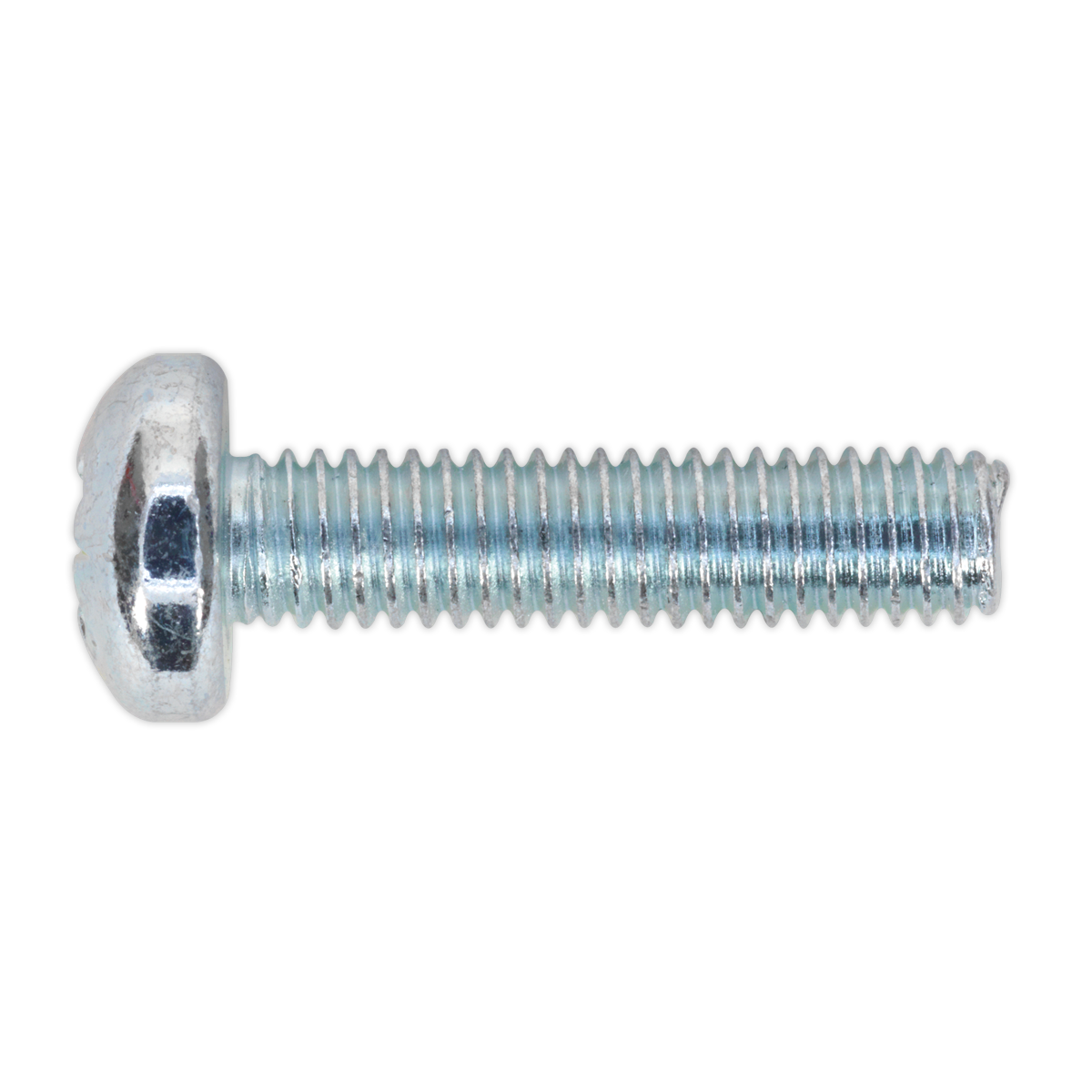 Sealey MSP625 M6 x 25mm Pan Head Pozi Machine Screw DIN 7985Z - Pack of 50