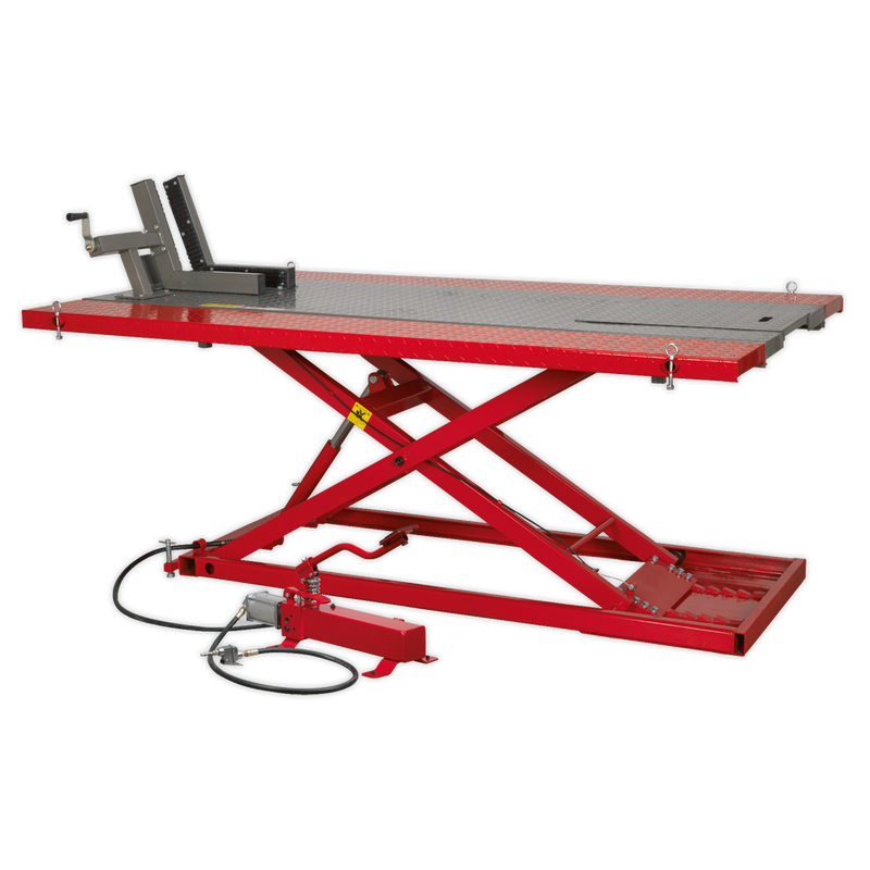 Sealey MT680 680kg Air/Hydraulic Mini Tractor/Quad/Motorcycle Lift