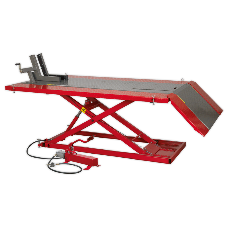 Sealey MT680 680kg Air/Hydraulic Mini Tractor/Quad/Motorcycle Lift