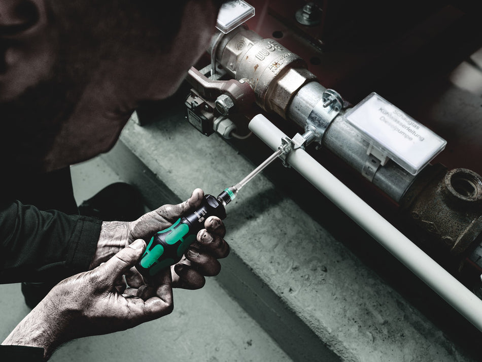 Wera 05057483001 Kraftform Kompakt Turbo Imperial 1, 19 pieces