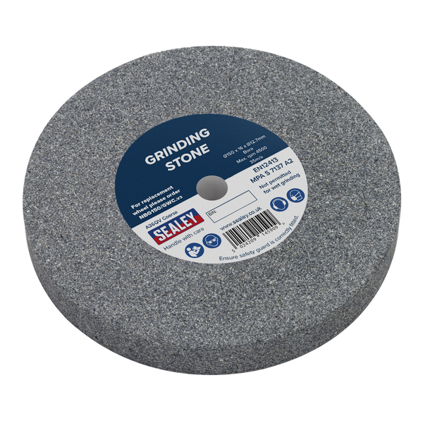 Sealey NBG150/GWC 150 x 16mm Grinding Stone 13mm Bore A36Q Coarse