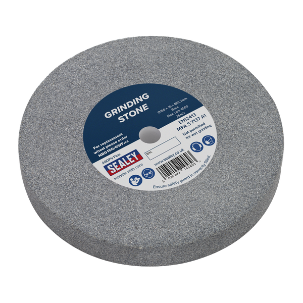 Sealey NBG150/GWF 150 x 16mm Grinding Stone 13mm Bore A60P Fine
