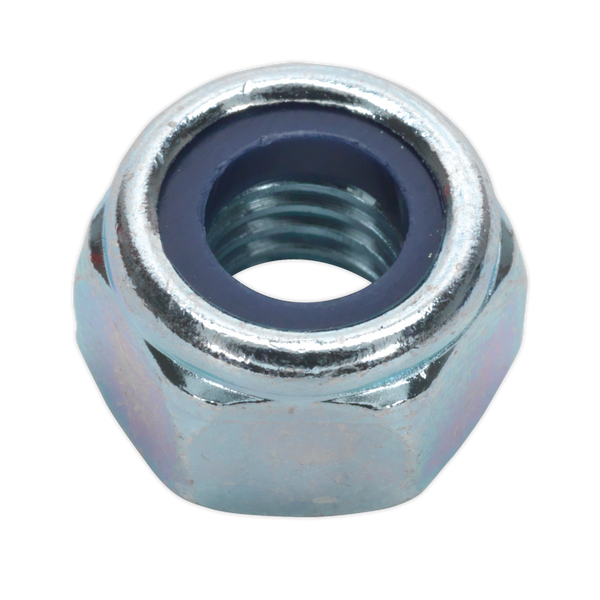 Sealey NLN10 Zinc Plated Nylon Locknut DIN 982 - M10 - Pack of 100