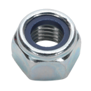Sealey NLN12 Zinc Plated Nylon Locknut DIN 982 - M12 - Pack of 25