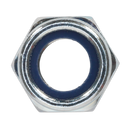 Sealey NLN12 Zinc Plated Nylon Locknut DIN 982 - M12 - Pack of 25