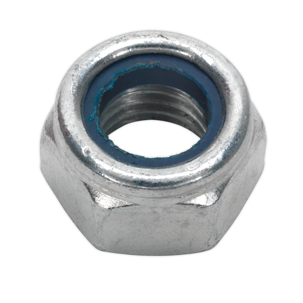 Sealey NLN14 Zinc Plated Nylon Locknut DIN 982 - M14 - Pack of 25