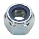 Sealey NLN16 Zinc Plated Nylon Locknut DIN 982 - M16 - Pack of 25