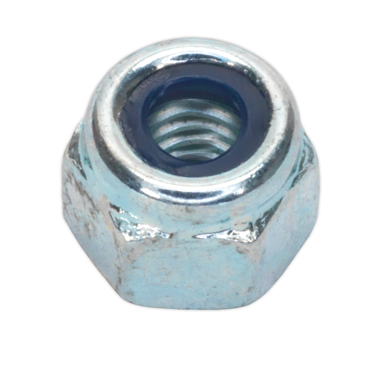 Sealey NLN5 Zinc Plated Nylon Locknut DIN 982 - M5 - Pack of 100