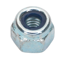 Sealey NLN5 Zinc Plated Nylon Locknut DIN 982 - M5 - Pack of 100
