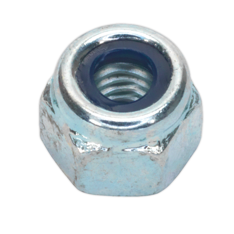 Sealey NLN5 Zinc Plated Nylon Locknut DIN 982 - M5 - Pack of 100