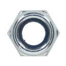 Sealey NLN6 Zinc Plated Nylon Locknut DIN 982 - M6 - Pack of 100