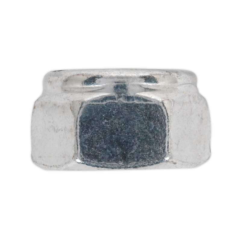 Sealey NLN8 Zinc Plated Nylon Locknut DIN 982 - M8- Pack of 100